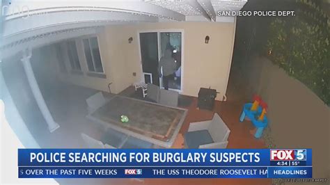 Suspects sought in series of San Diego home burglaries